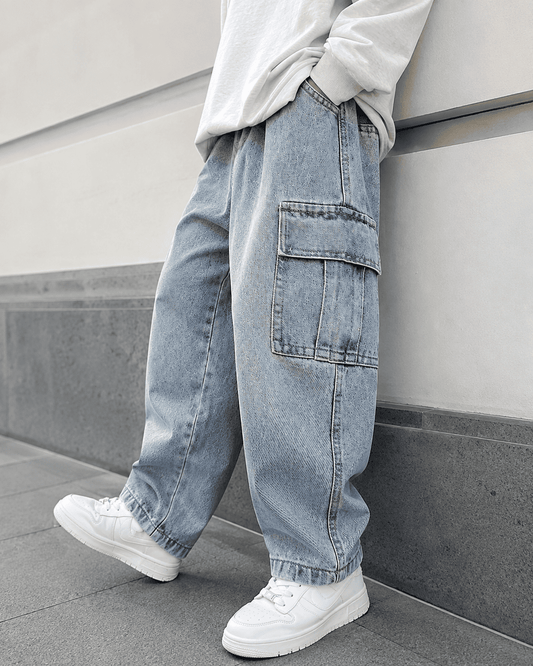 Cargo Denim Baggy Jeans