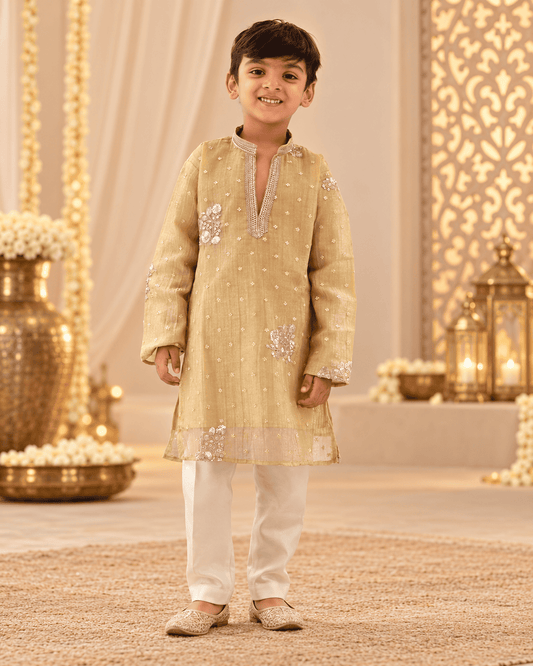 Embroidered Kurta Pajama Set for Boys | Kids Ethnic & Festive Wear