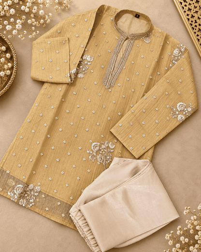 Embroidered Kurta Pajama Set for Boys | Kids Ethnic & Festive Wear
