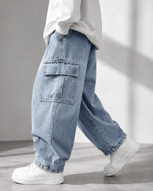 Cargo Denim Baggy Jeans