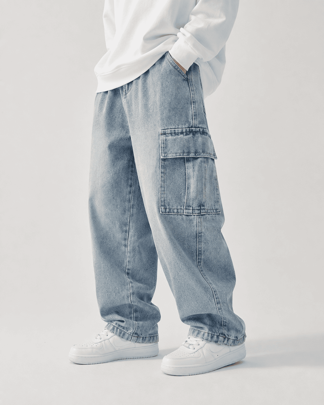Cargo Denim Baggy Jeans
