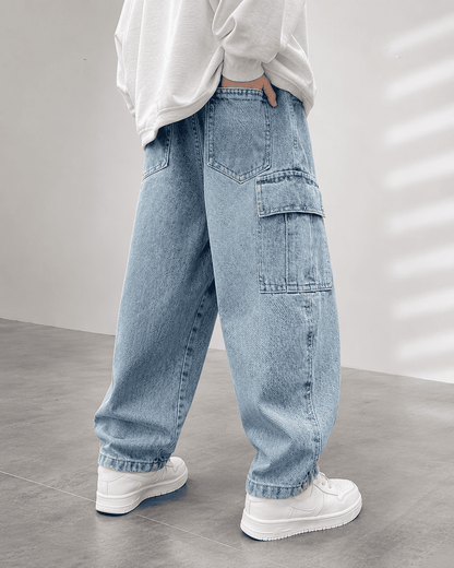 Cargo Denim Baggy Jeans