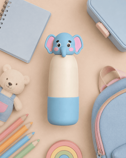 Elephant Stainless Steel Water Bottle for Kids Mizzy - Kids Essentials Kids Water Bottles D2btdf An