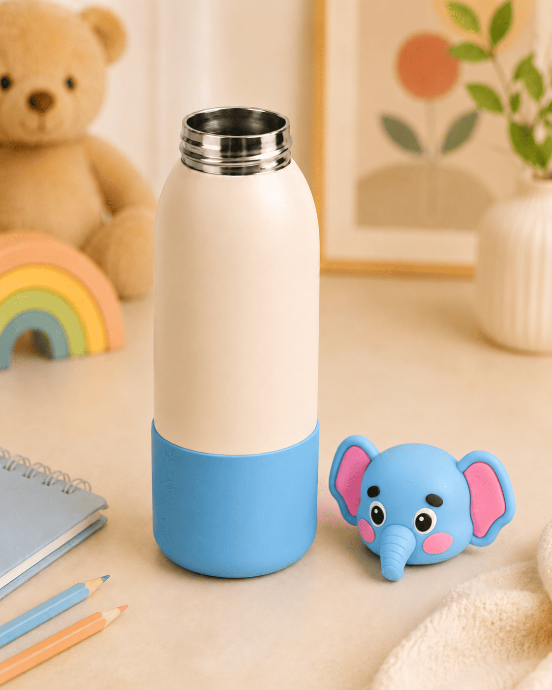 Elephant Stainless Steel Water Bottle for Kids Mizzy - Kids Essentials Kids Water Bottles D2btdf An