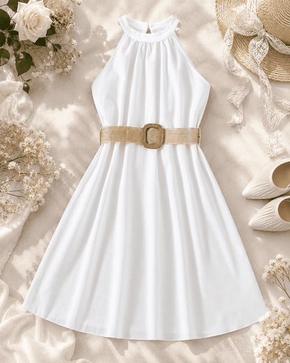 Girls Halter Neck Summer Dress
