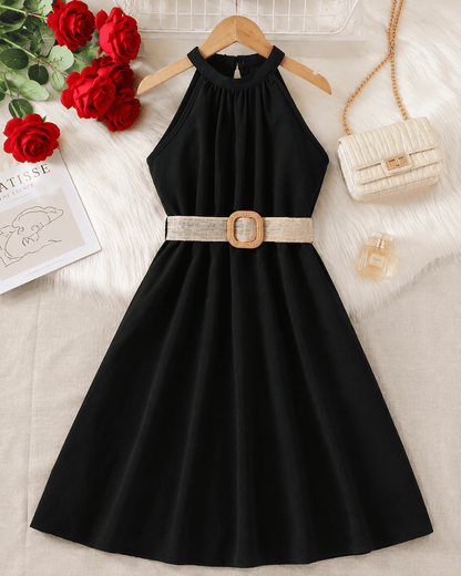 Girls Halter Neck Summer Dress