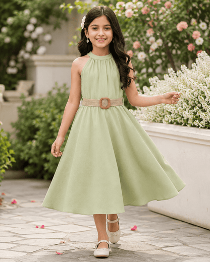 Girls Halter Neck Summer Dress