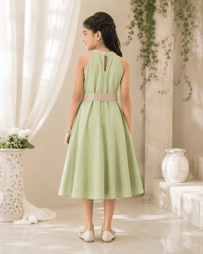 Girls Halter Neck Summer Dress