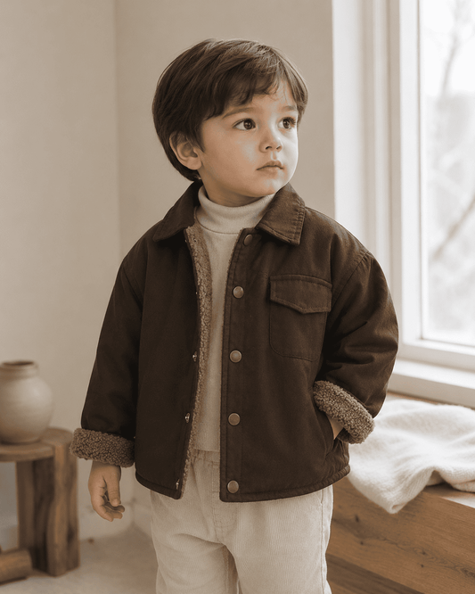 Kids Collar Winter Jacket