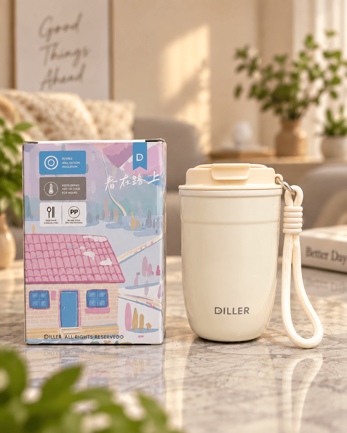 Vacuum Coffee Cup - 400 ml