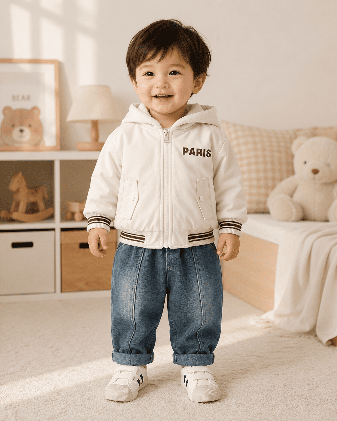 Hooded Jacket And Relaxed Fit Jeans Set Mizzy - Kids Essentials Boys D2btdf An