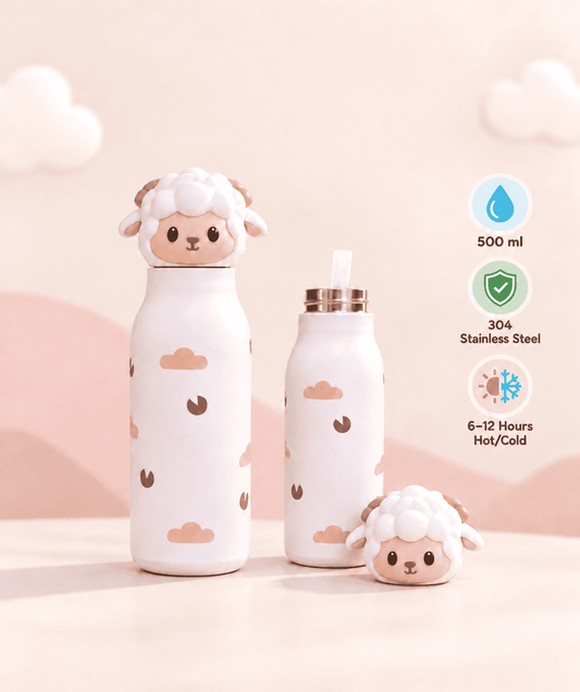 Sheep Water Bottle - 500 ml Insulated Stainless Steel